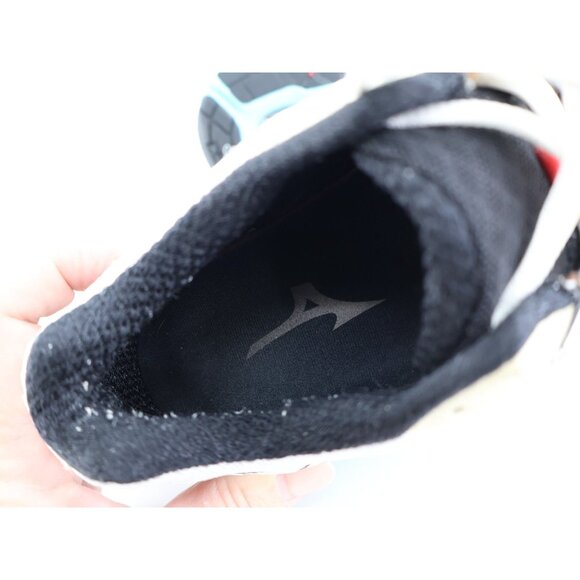 Mizuno Wave Inspire 11 Running Shoes Womens Size 7 M White Gray Red Blue - Picture 9 of 11